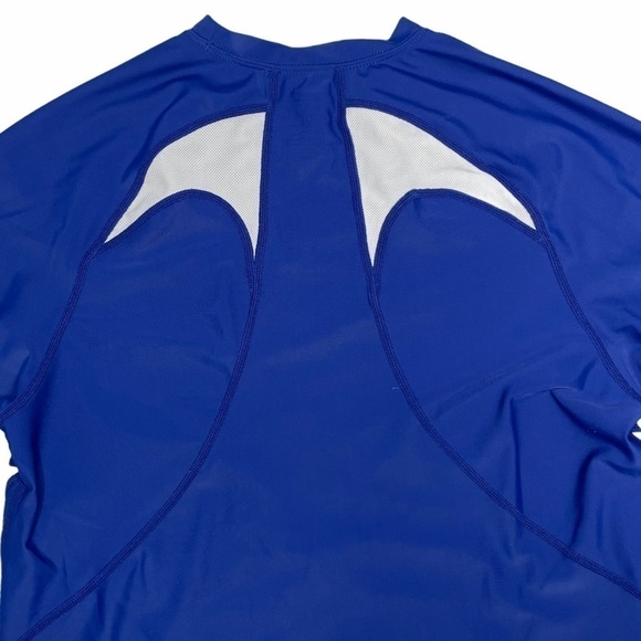 Easton Baseball Youth Base Layer Fitted Long Sleeve Top Royal Blue & White Small - Picture 6 of 8